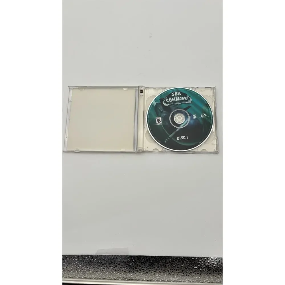 Sub Command Akula Seawolf 2 Disc Set PC 2001 Video Game CD-Rom. VG Condition.